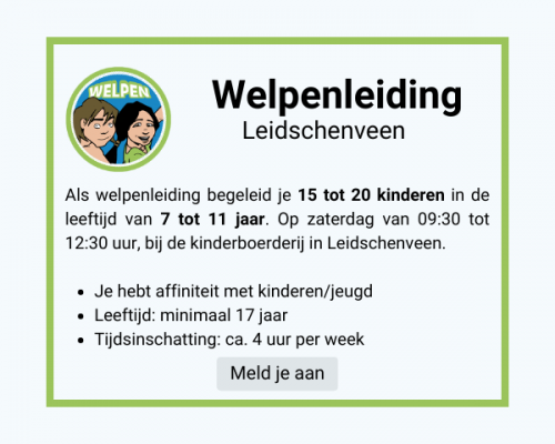 Welpenleiding